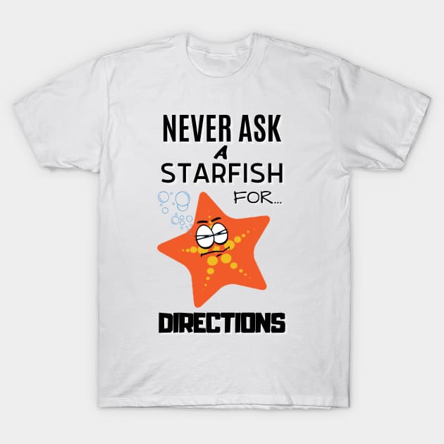 Angry Starfish T-Shirt by Next Graffics